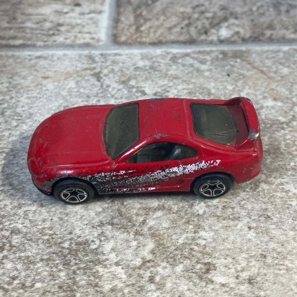 Matchbox 1997 Toyota Supra‎ Twin Turbo Red Diecast Toy Car 164 Scale